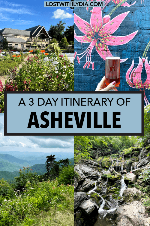 Asheville is the best city to visit if you love craft breweries and hiking! This 3 day Asheville itinerary includes hiking trails, food, breweries and more.
