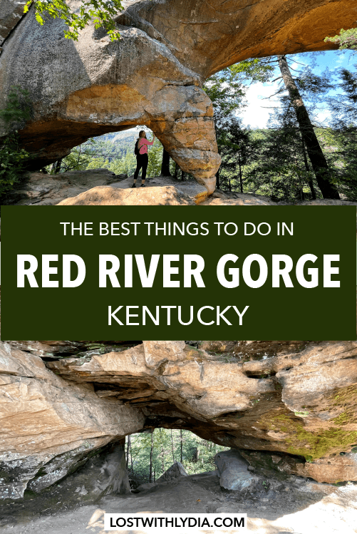 Discover the best things to do in Red River Gorge, Kentucky! Enjoy some of the best hiking in Kentucky as you explore Red River Gorge.