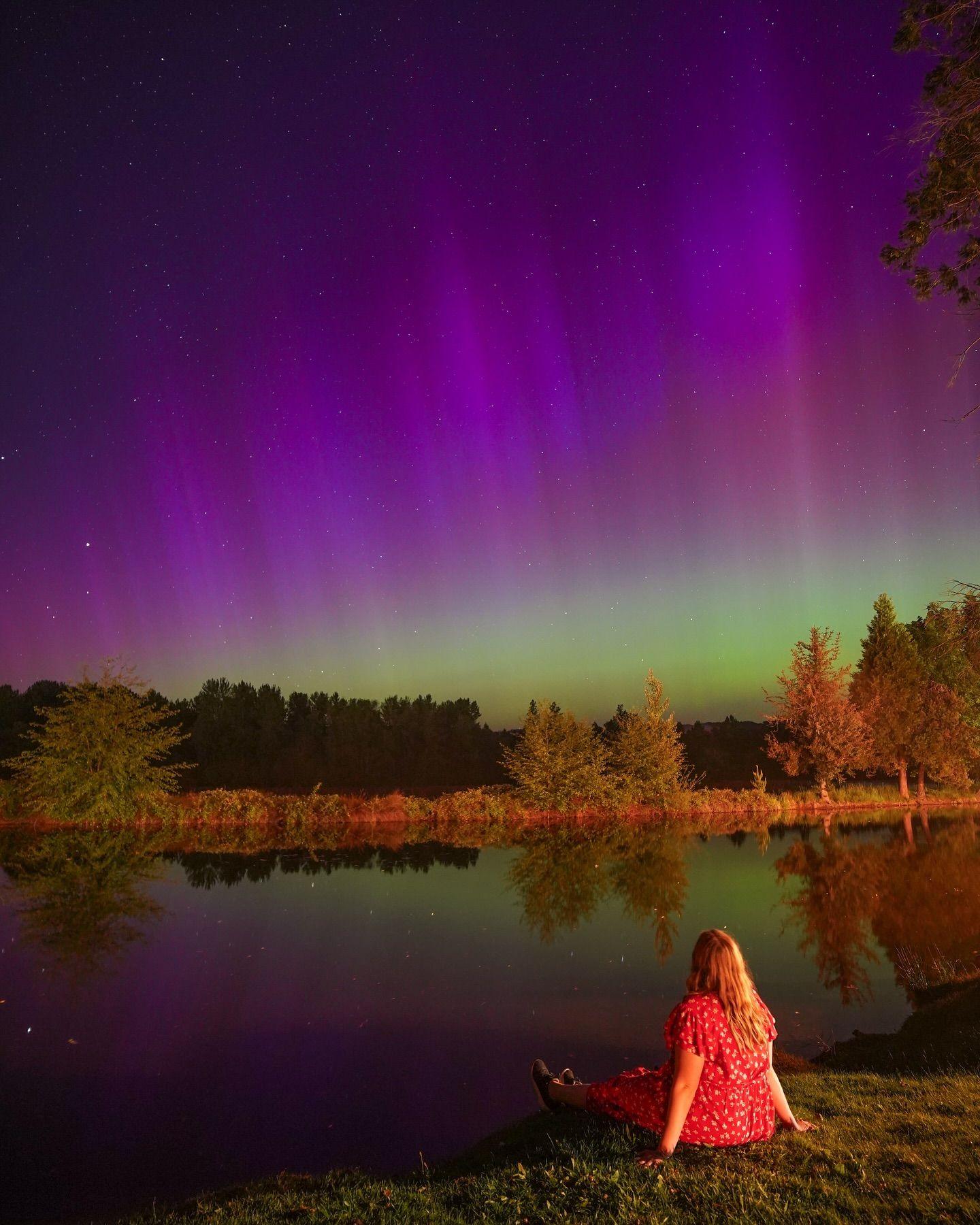 Aurora Borealis in Southern Oregon 🤩