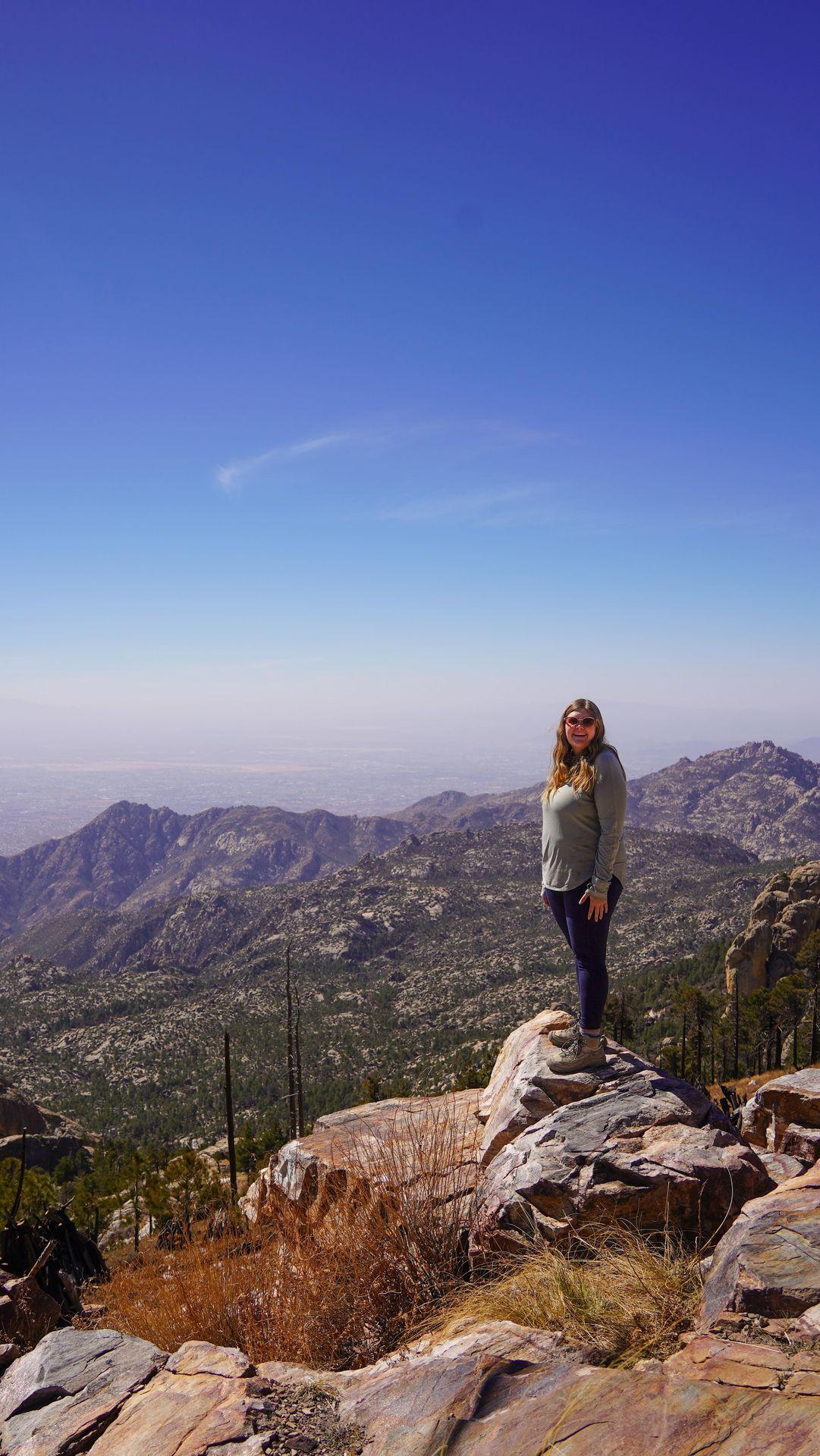 🌵⏩❄️ Driving up this mountain in Arizona is a lot like driving from Mexico to Canada! 