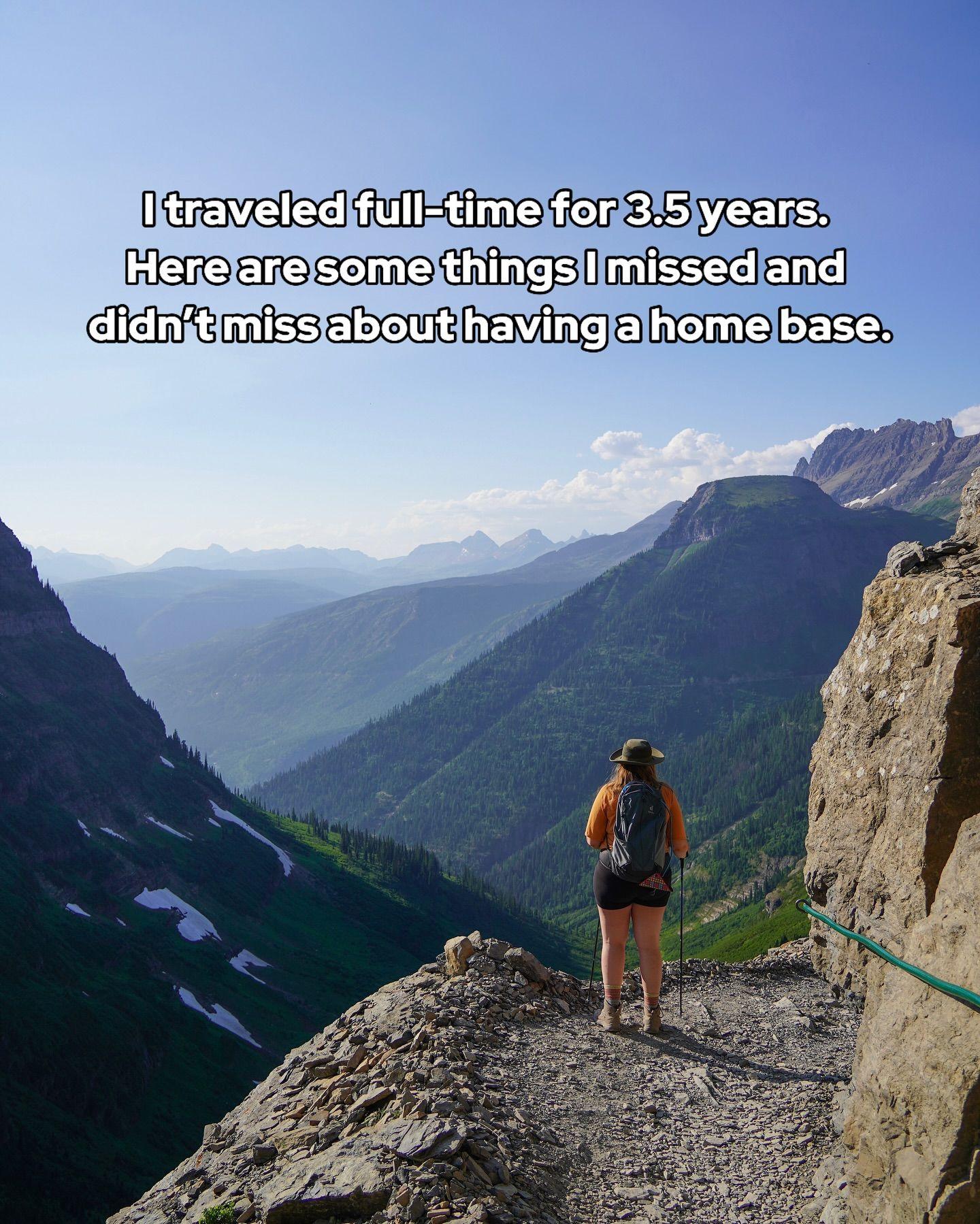 It’s been almost 2 months since I moved into a home base in Colorado after spending 3.5 years on the road. Here are some thoughts I have on what I missed about having a home base, and what I did NOT miss…