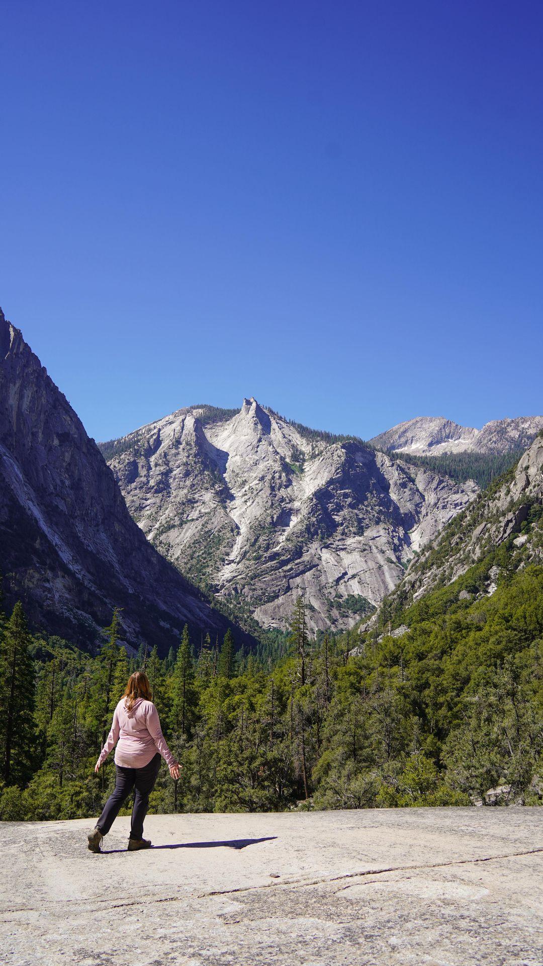 I had an amazing time exploring Sequoia and Kings Canyon! I came to see the largest trees in the world, but was impressed with all of the other elements that both parks have to offer. You can enjoy waterfalls, stare down into a massive canyon, tour a unique cave, hike to the top of  granite domes, and more. 