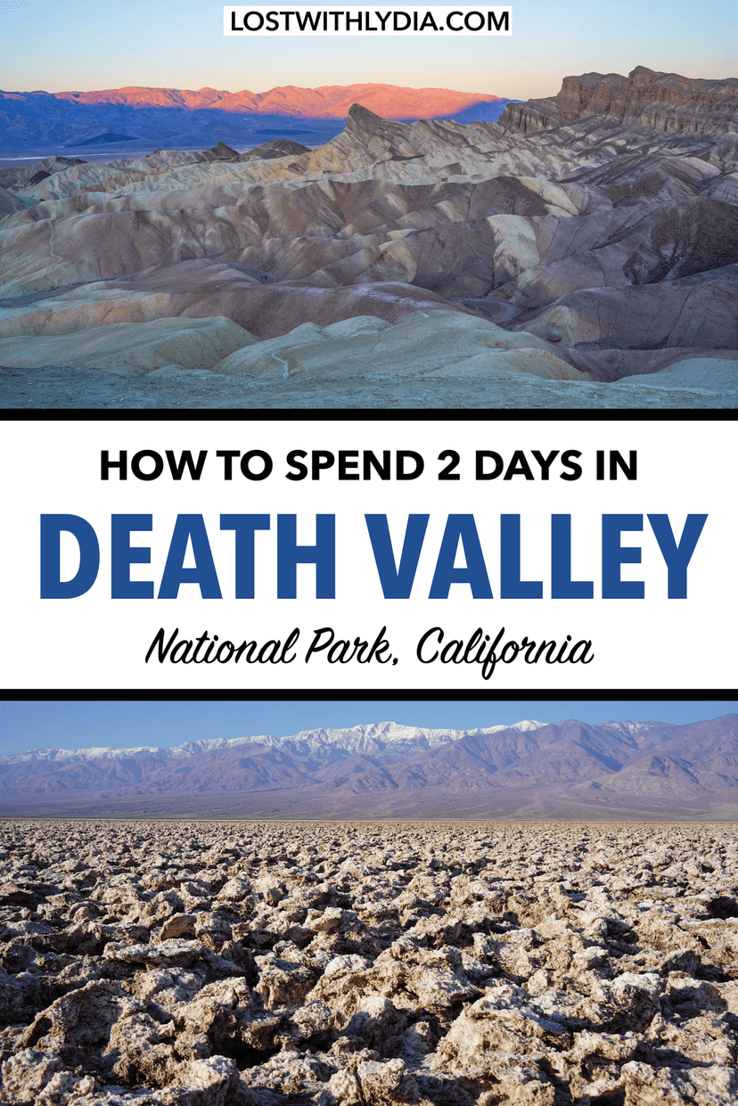 Discover the best things to do in Death Valley with this 2-day itinerary! Learn about the best hiking trails and viewpoints, along with tips for visiting.