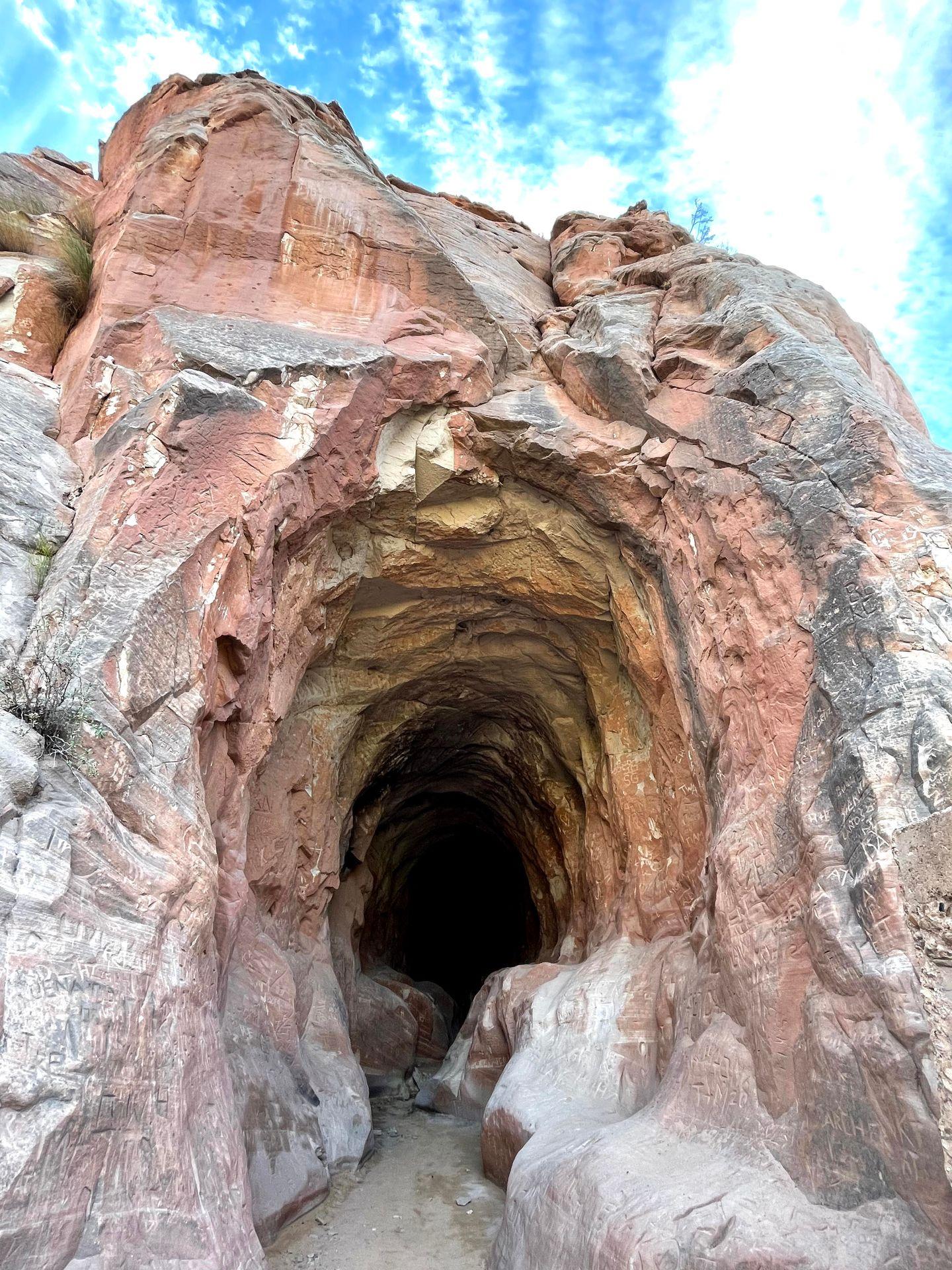 A view of the outside of the Belly of the Dragon