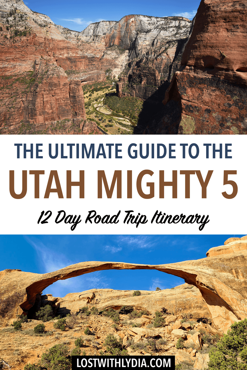 Get the best Utah Mighty 5 road trip itinerary in this detailed guide! Learn where to stay on a Utah road trip, how long to spend in each Utah park and more.