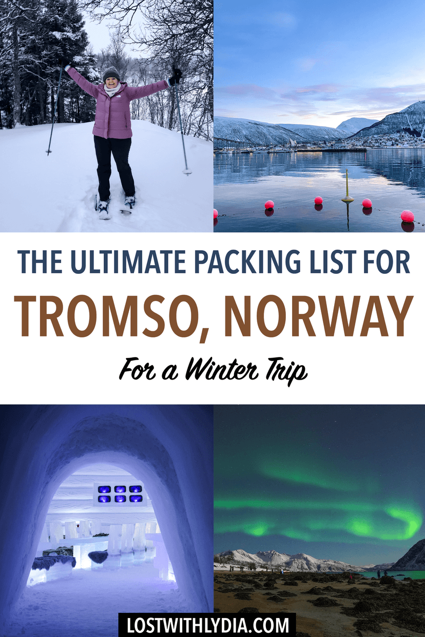 This detailed packing list includes everything you should pack for visiting Tromso in winter. Plus, learn about how to layer for cold weather trips.