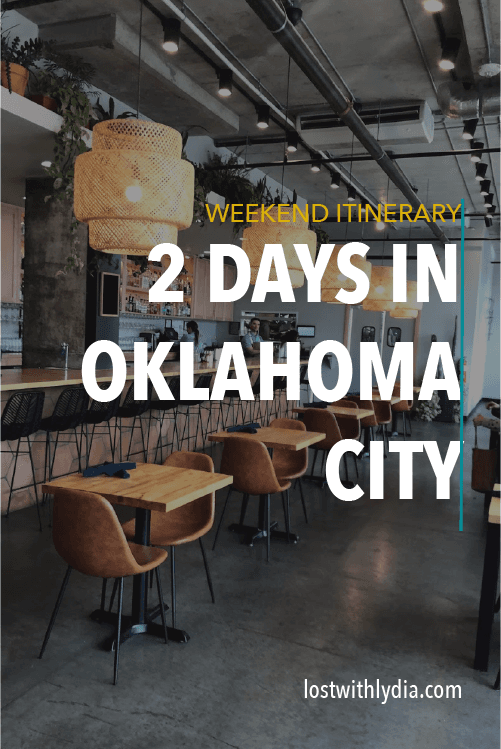 A guide to help plan your perfect two day Oklahoma City itinerary and discover the unique art, history and food that this city has to offer!