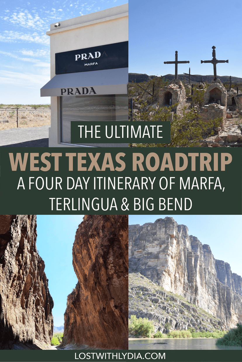 Plan the ultimate West Texas road trip with this Big Bend to Marfa road trip! Learn about hiking in Big Bend, the quirky town of Marfa, glamping, and more.
