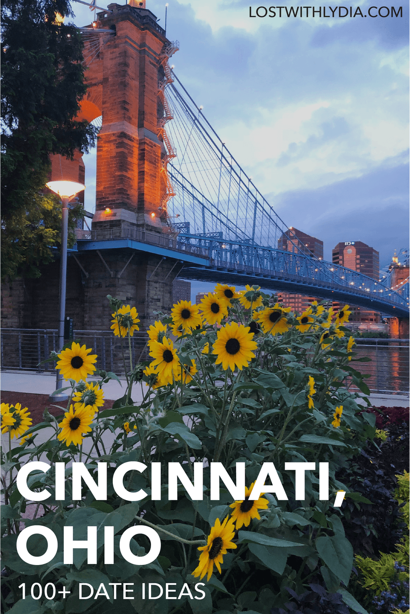 Over 100 ideas for date night in Cincinnati, Ohio! There is so much to do for couples in Cincinnati. Find adventurous date ideas, romantic date ideas and more.