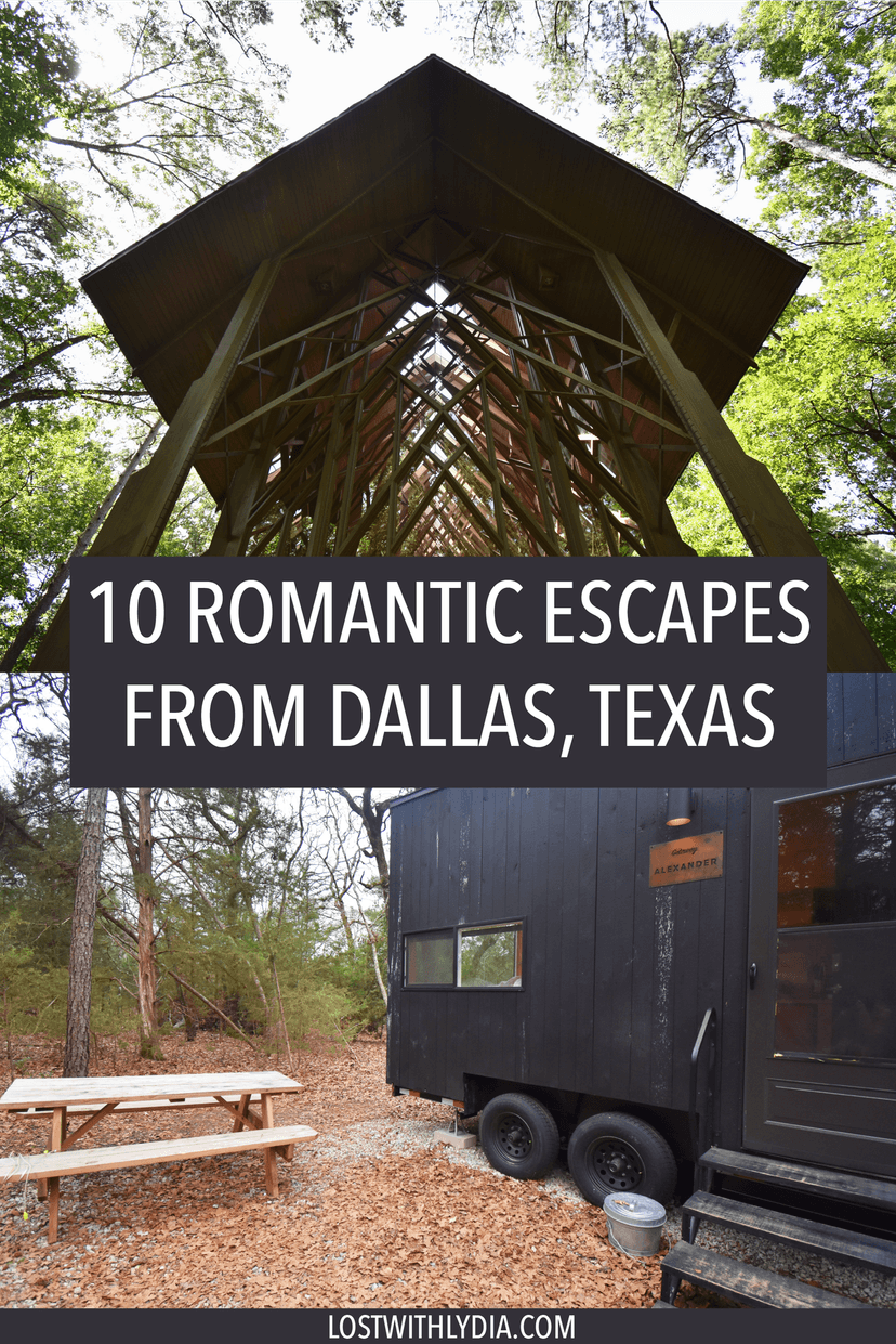 A list of the best romantic getaways from Dallas, Texas! Discover cozy cabins, Texas wine country and more a short drive from the DFW area.