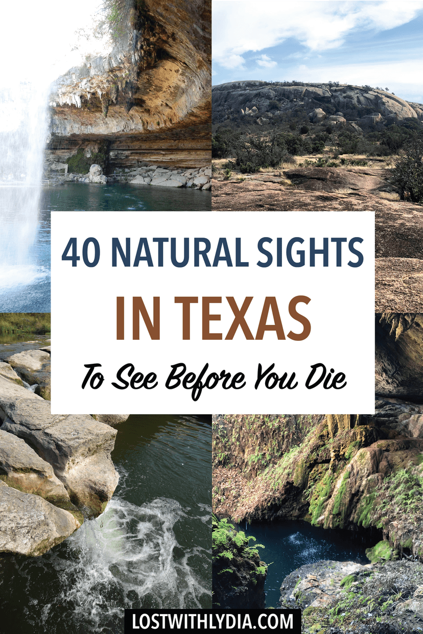 Explore all of the best natural wonders in Texas with this Texas Outdoor Bucket list! Discover the best swimming holes, Texas national parks and more.