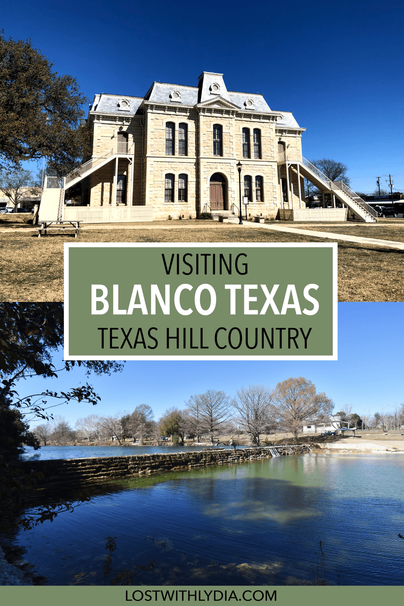 A guide for visiting Blanco State Park, a Texas Hill Country park known for a refreshing swimming hole.