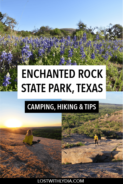 A guide for visiting one of the best parks in Texas Hill Country: Enchanted Rock! Learn about hiking trails in Enchanted Rock, when to visit and more.