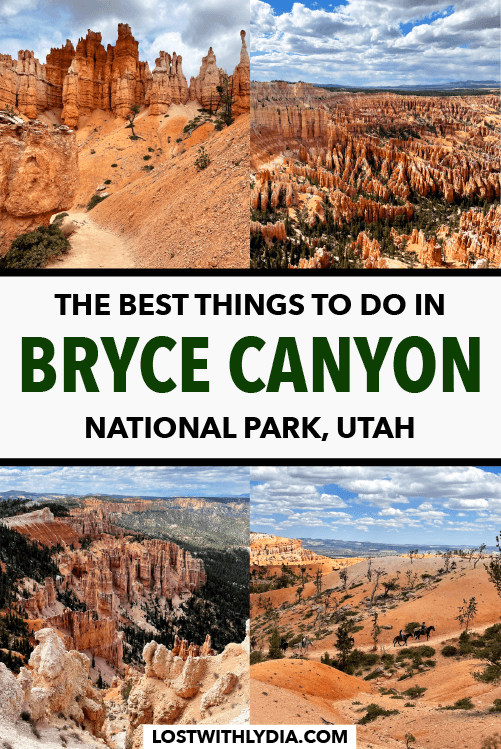 This guide has everything you need to know for visiting Bryce Canyon National Park. Learn about the best things to do in Bryce Canyon, incredible hiking trails, scenic overlooks and more.