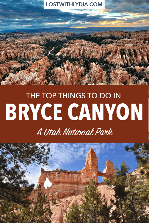 This guide has everything you need to know for visiting Bryce Canyon National Park. Learn about the best things to do in Bryce Canyon, incredible hiking trails, scenic overlooks and more.