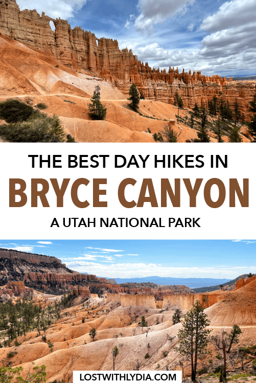 Looking for the best hikes in Bryce Canyon? Be prepared for your Utah road trip by reading about the best day hikes in Bryce Canyon National Park!