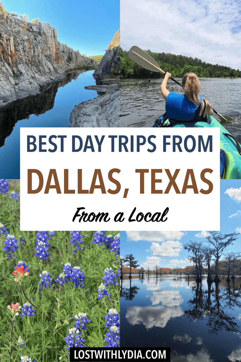 There is no shortage of great day trips from Dallas, Texas. This list includes hiking near Dallas, outdoor adventures near Dallas, cute small towns and more.