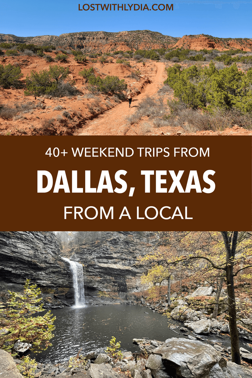 Are you looking for ideas for the best weekend trips from Dallas? This list has you covered with road trip ideas, hiking destinations, camping and more!