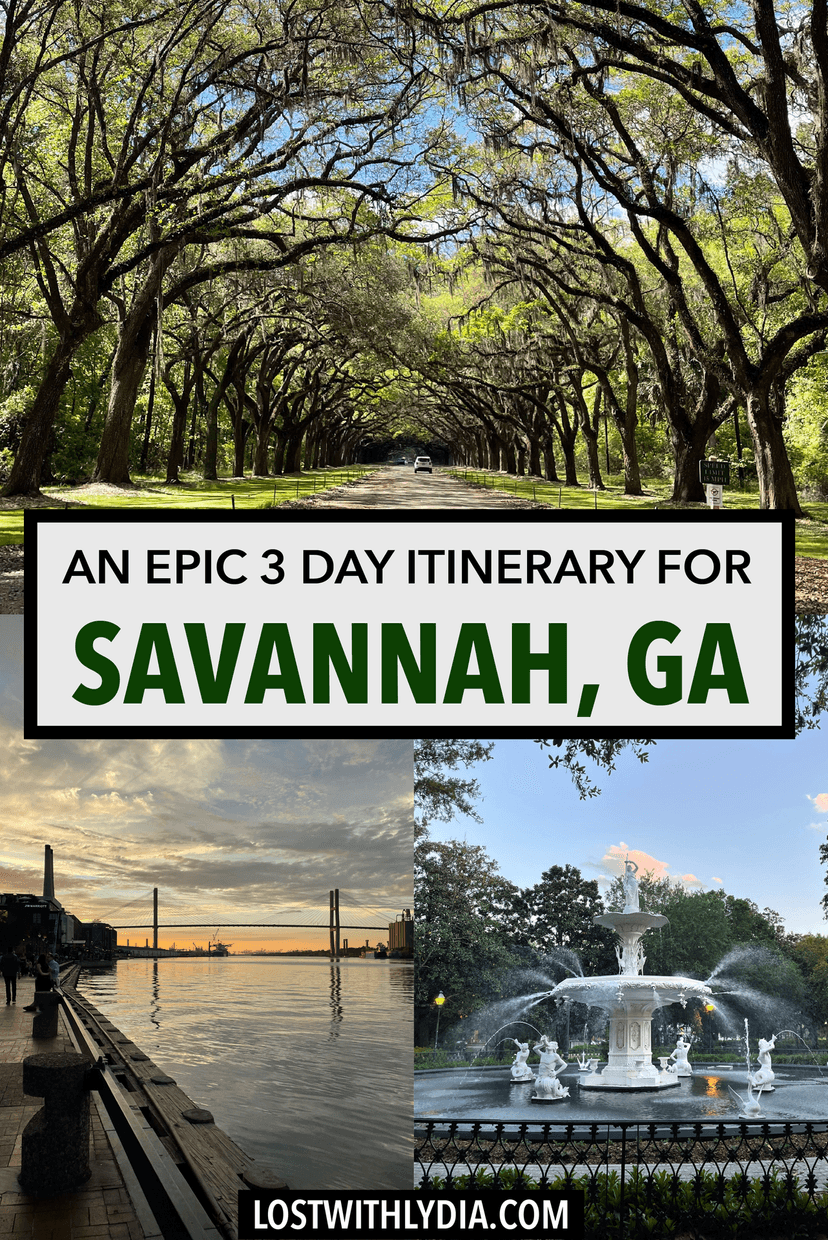 Plan your perfect long weekend in Savannah with this guide! Savannah is an amazing Southern destination full of history, great outdoor activities and more.