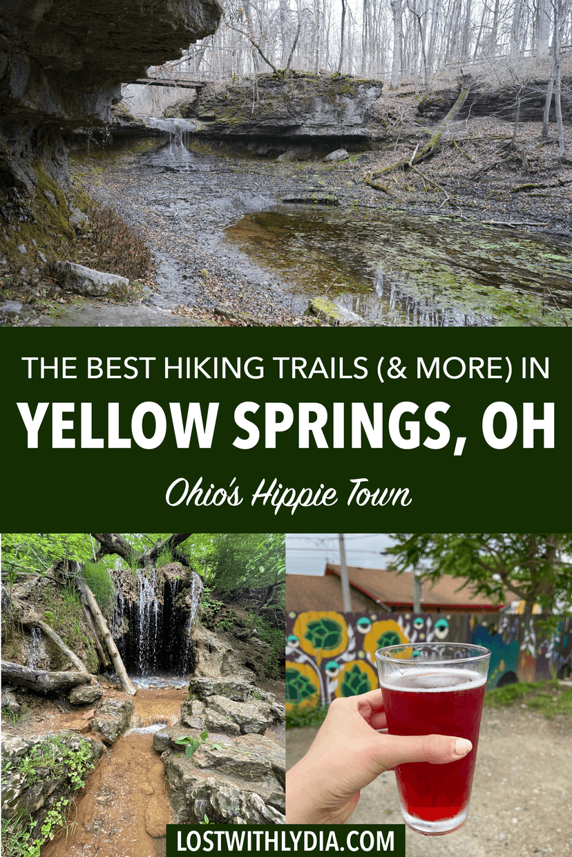Discover the best hiking trails in Yellow Springs: Ohio's hippie town! These trails have waterfalls and unique rock formations, and are fun for all levels.