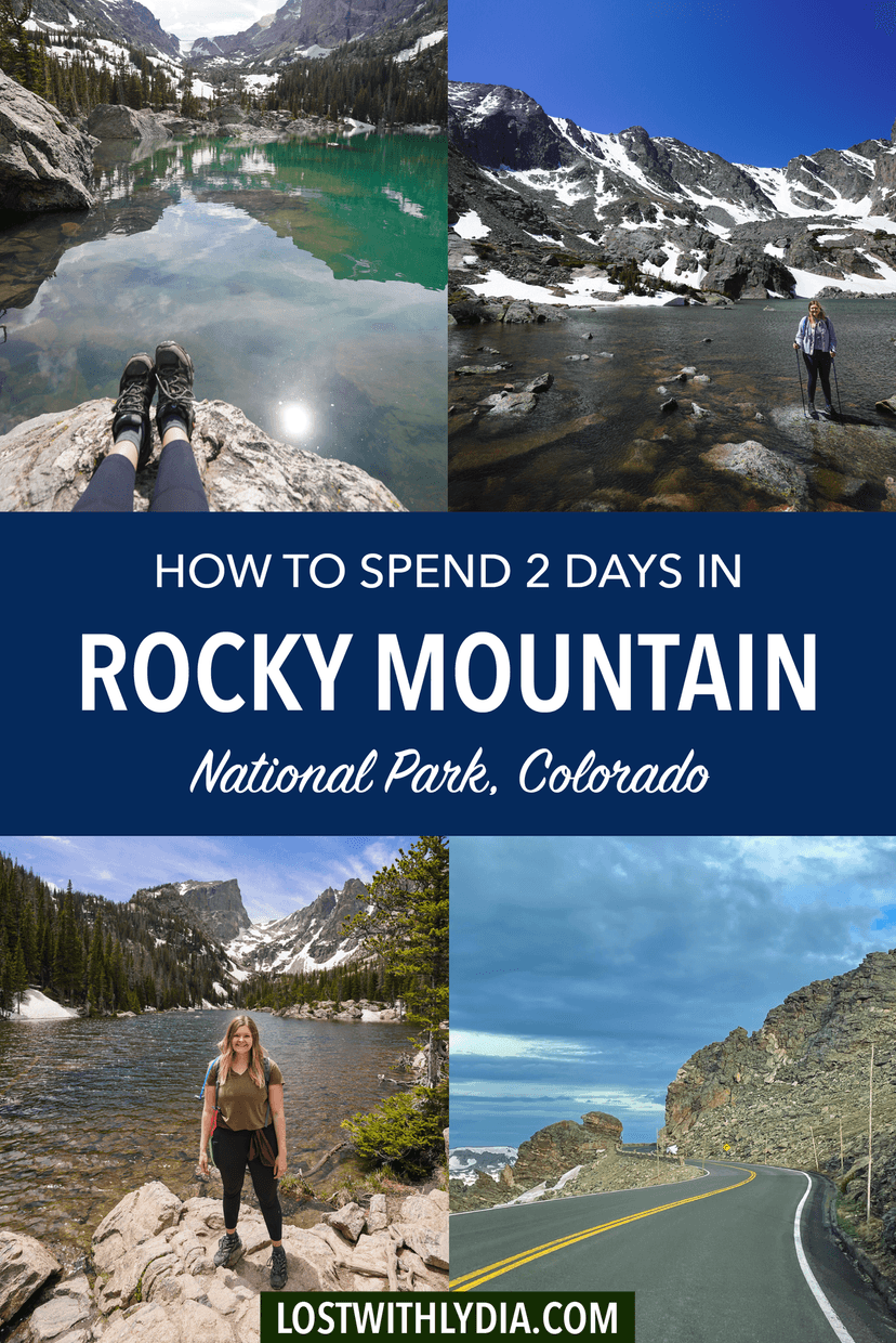 Learn how to spend 2 days in Rocky Mountain National Park in the summer! This guide includes hiking, scenic drives, food in Estes Park and more.