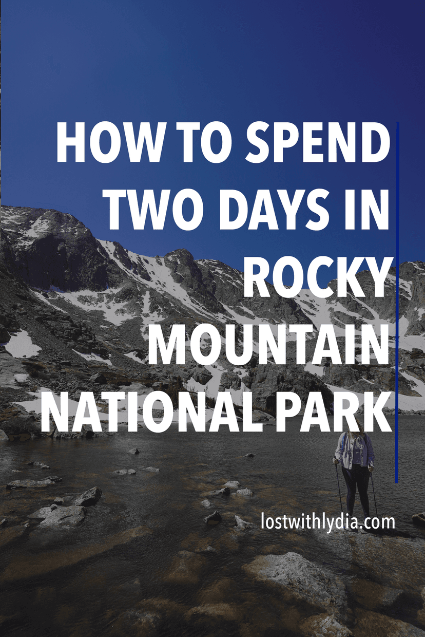 Learn how to spend 2 days in Rocky Mountain National Park in the summer! This guide includes hiking, scenic drives, food in Estes Park and more.