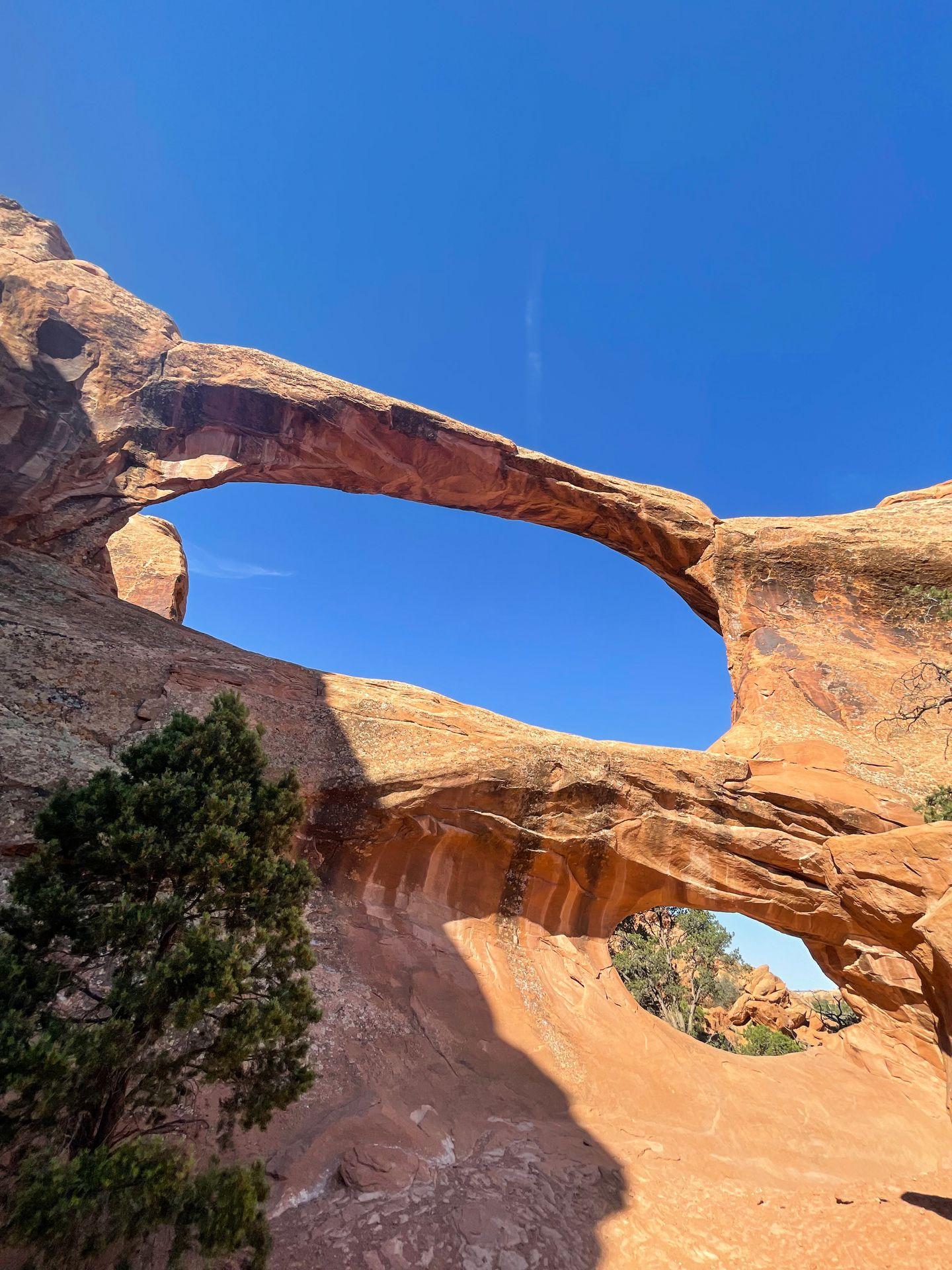 The Double O Arch on the Devil's Garden trail