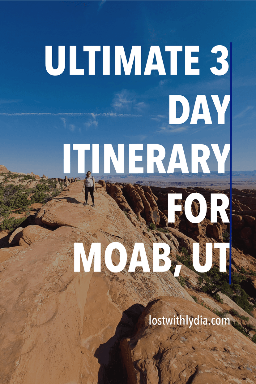 Plan your perfect Moab trip with this 3 day itinerary! Visit Arches and Canyonlands, enjoy the best food in Moab, ride a UTV and more.