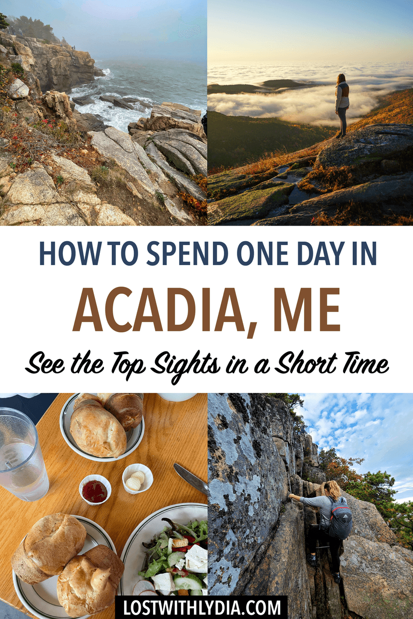 Learn how to spend one day in Acadia National Park! With a good plan, you can see the best views and enjoy the best trails in a short amount of time.