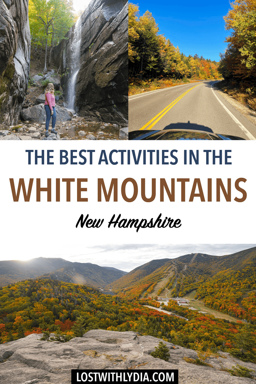 Plan your perfect fall road trip to the White Mountains with this guide! Discover the best things to do in the New Hampshire White Mountains, including hiking trails, the best food, scenic drives and more!