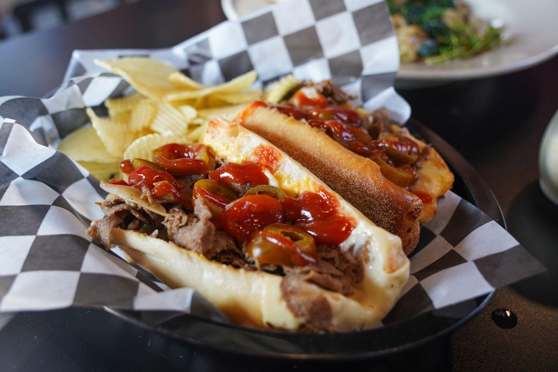 A Philly Cheesesteak from The We Are Inn