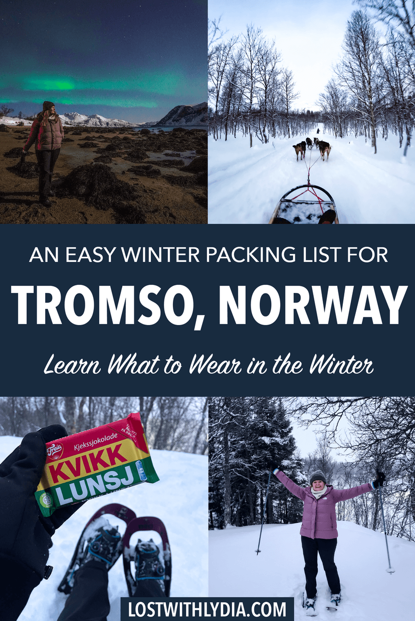 This detailed packing list includes everything you should pack for visiting Tromso in winter. Plus, learn about how to layer for cold weather trips.