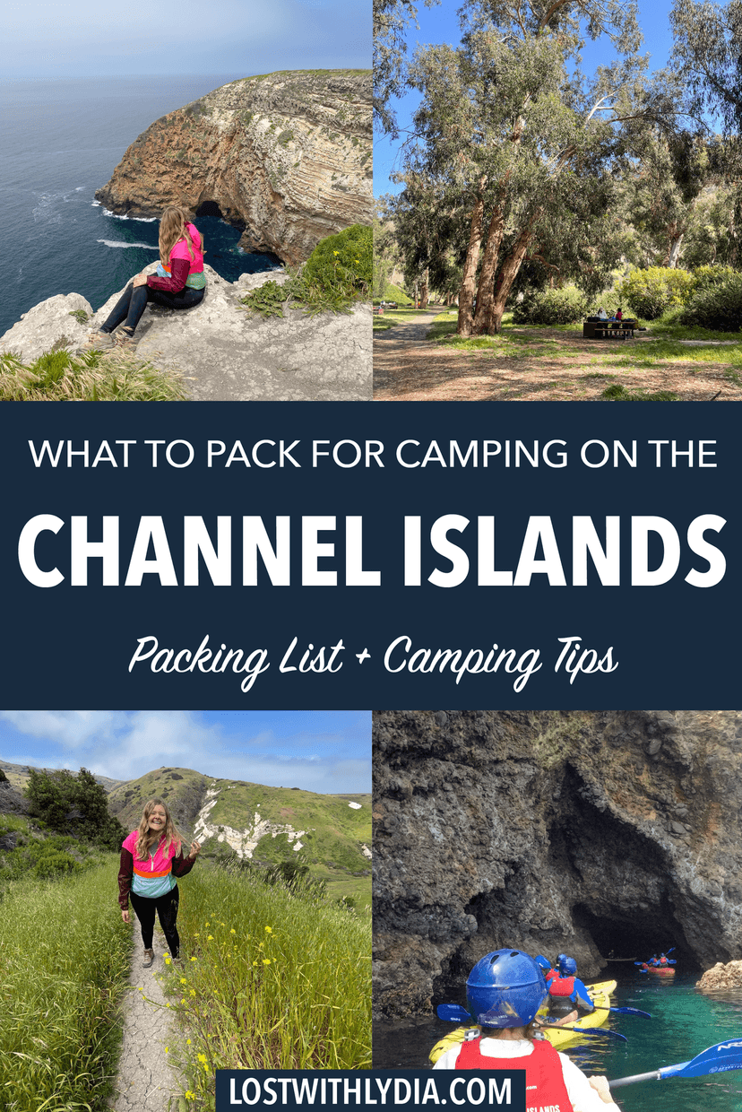 Learn exactly what to pack for camping on the Channel Islands! Plus, making planning easy with helpful Channel Islands camping tips.