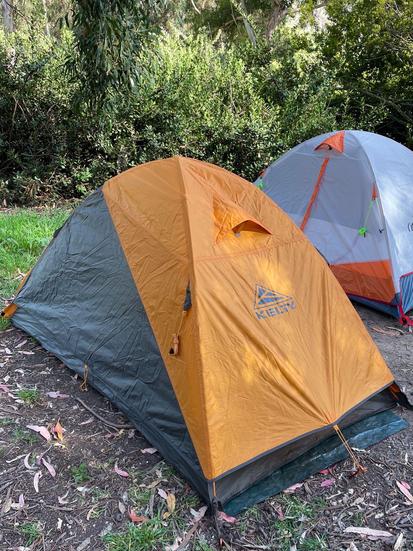 Two tents at the Scopion Canyon Campground