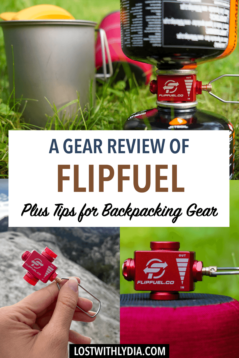 FlipFuel is a backpacking gadget that you didn't know you needed! Save money and be more sustainable by consolidating fuel on your next backpacking trip.