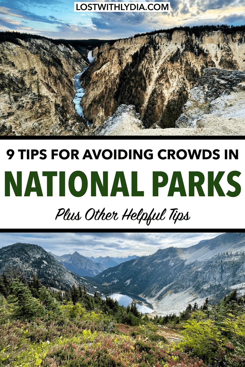 If you're wondering how to avoid crowds in national parks, read this! These national park tips will help you have the perfect national park trip.