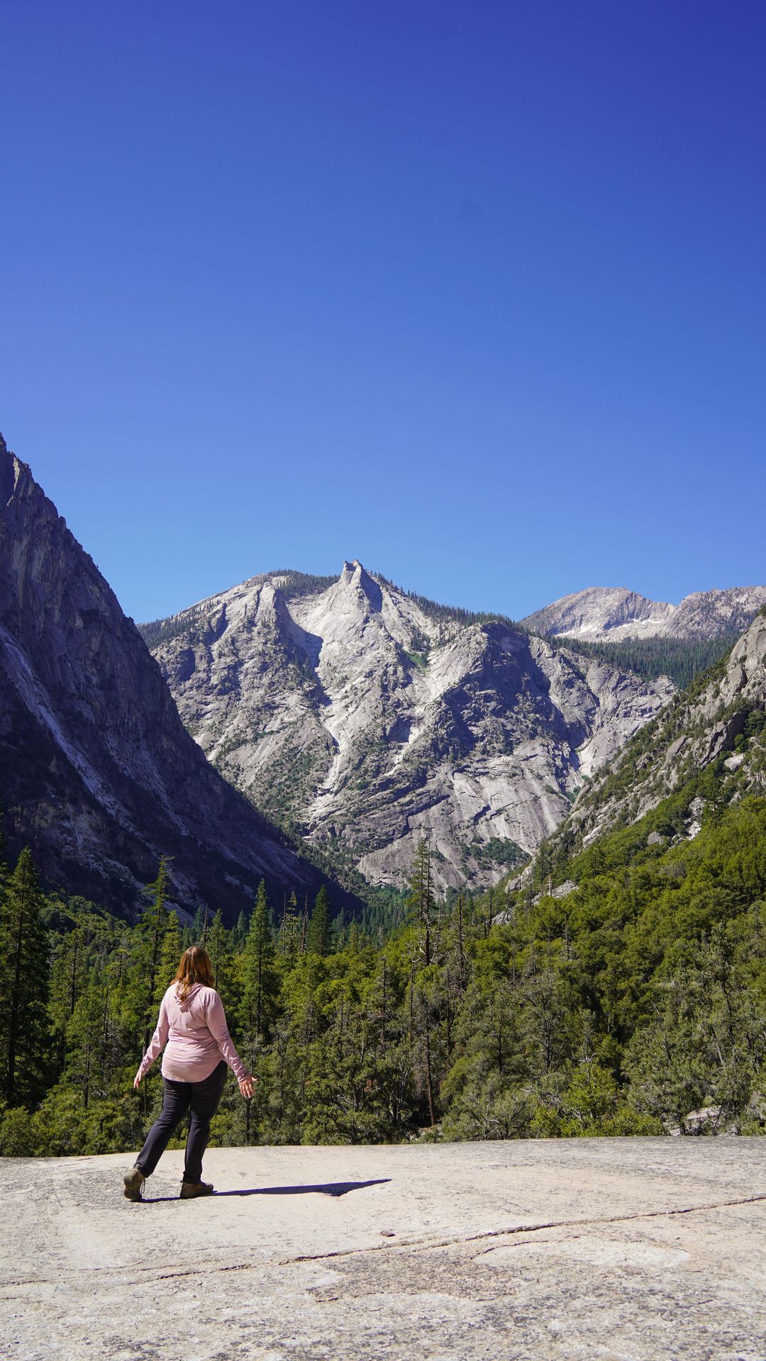 I had an amazing time exploring Sequoia and Kings Canyon! I came to see the largest trees in the world, but was impressed with all of the other elements that both parks have to offer. You can enjoy waterfalls, stare down into a massive canyon, tour a unique cave, hike to the top of  granite domes, and more. 