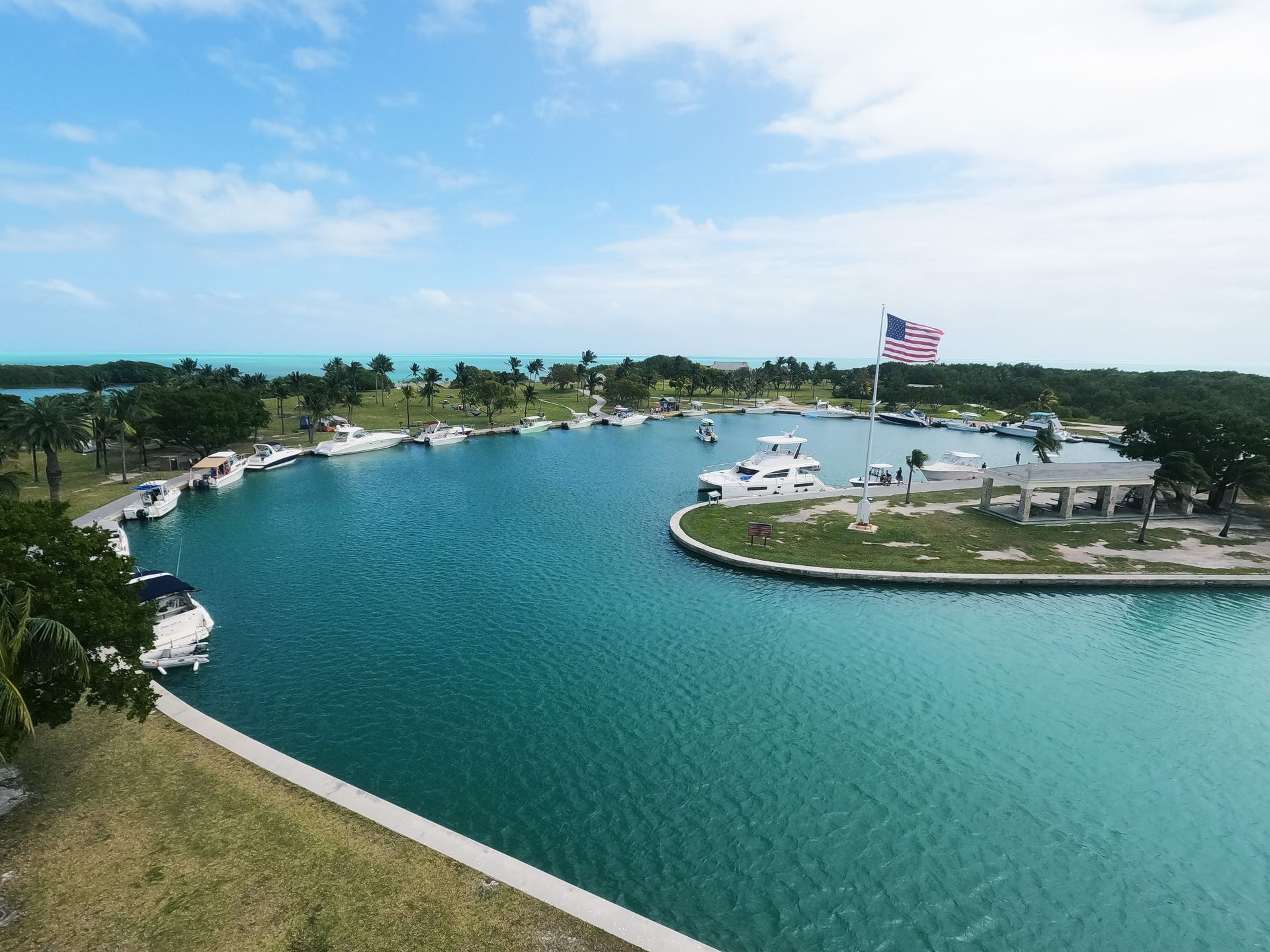 A view of Boca Chita Key from the lighthouse