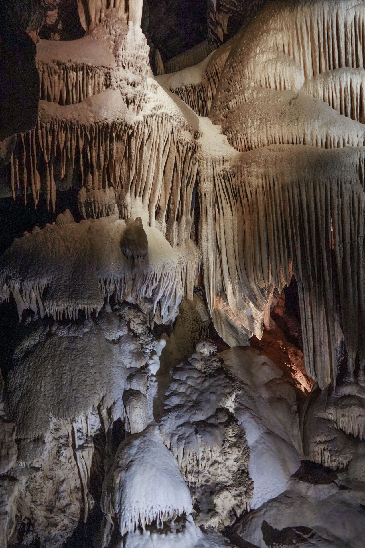 Cave formations inside of Crystal Cave