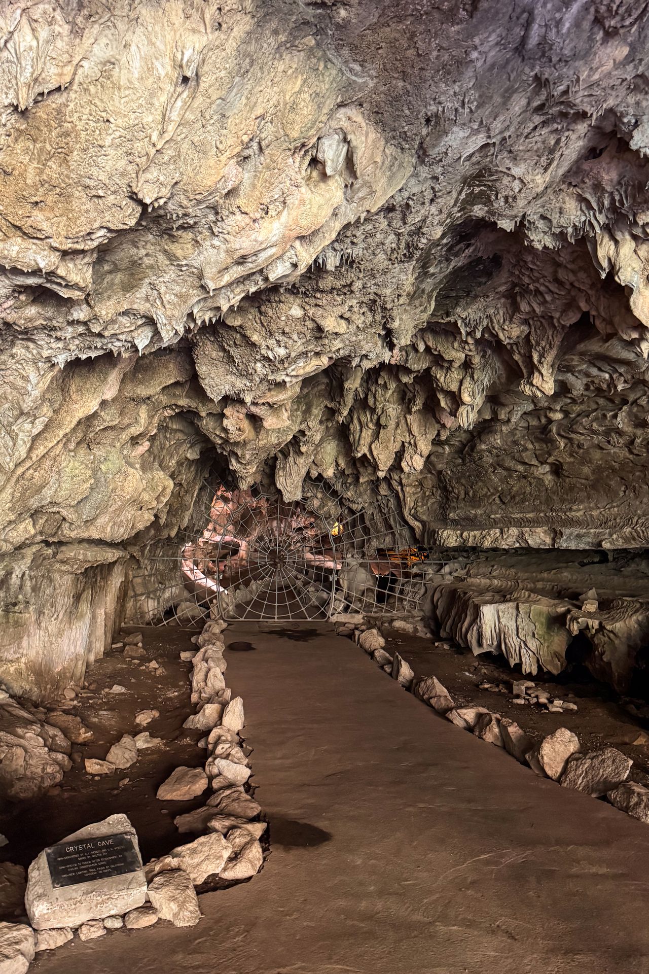 The entrance of Crystal Cave in Sequoia National Park