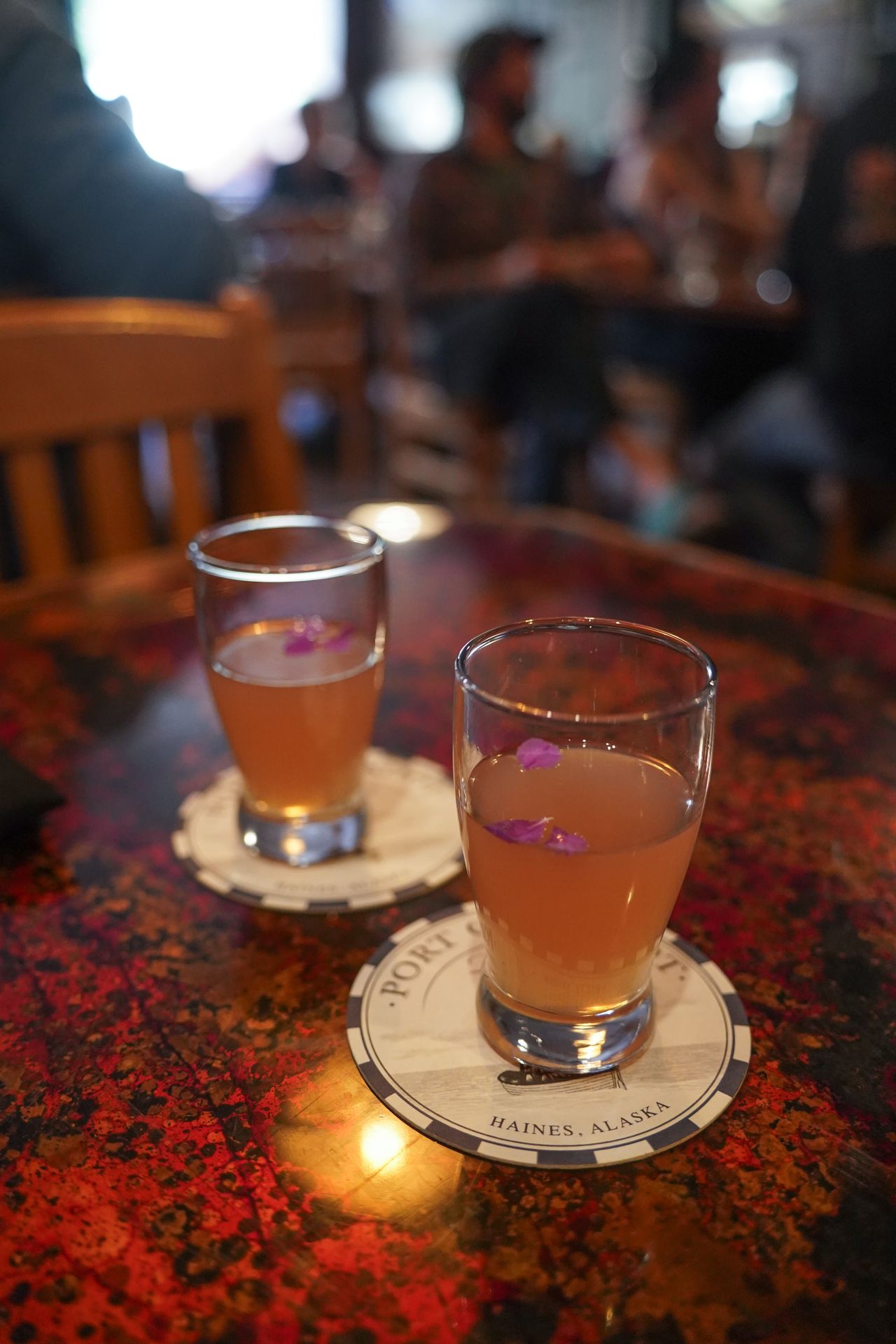 Two small cocktails from Salmon & Bear