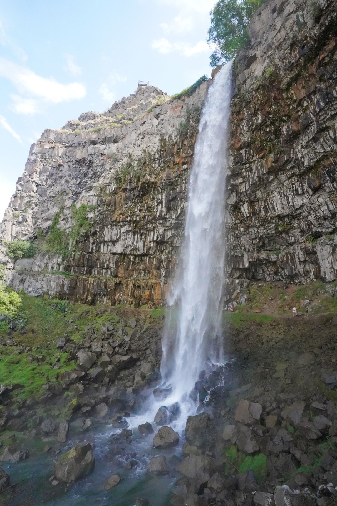 A view of Perrine Coulee Falls.