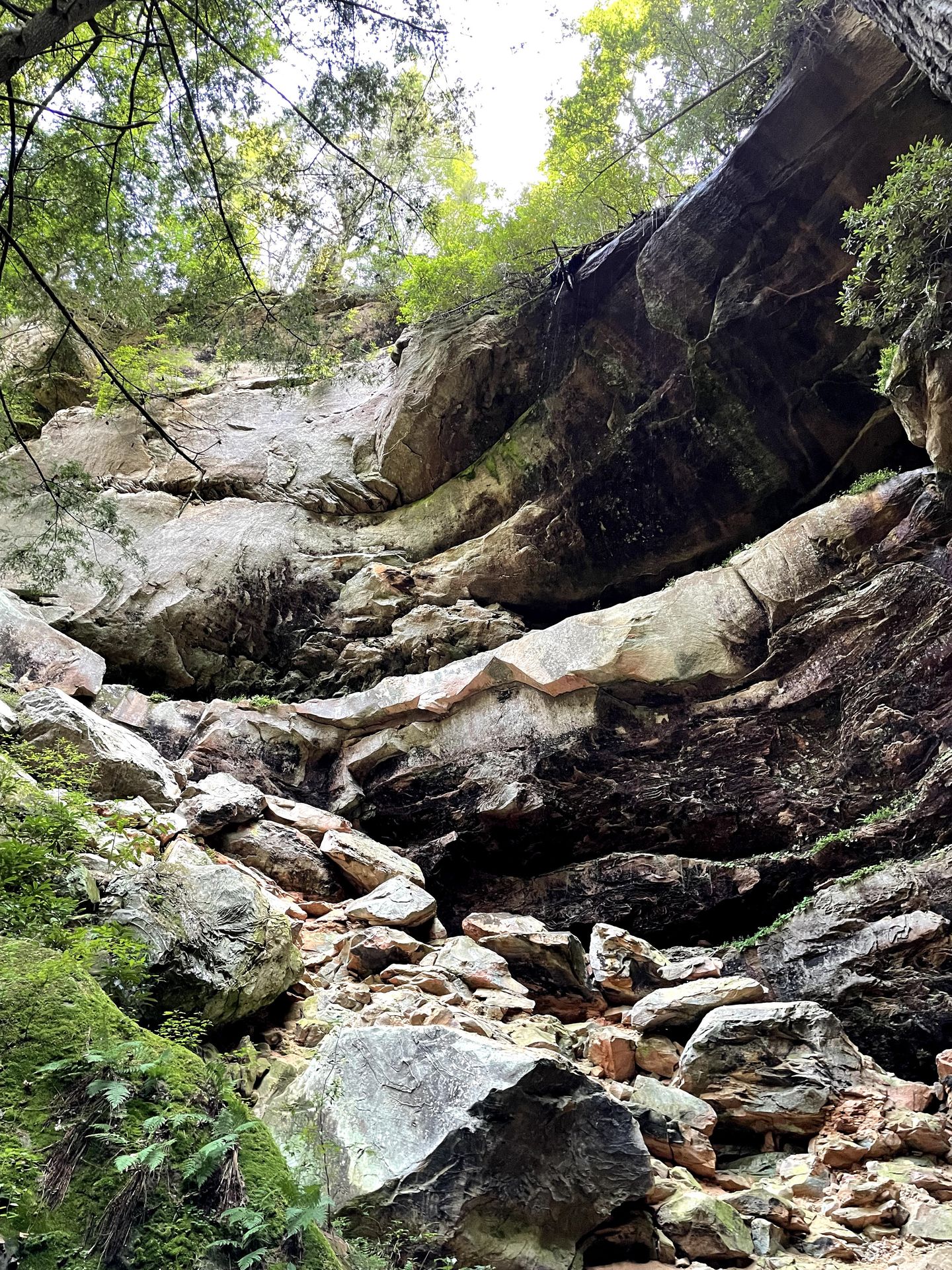 A rocky grotto at Gray's Arch