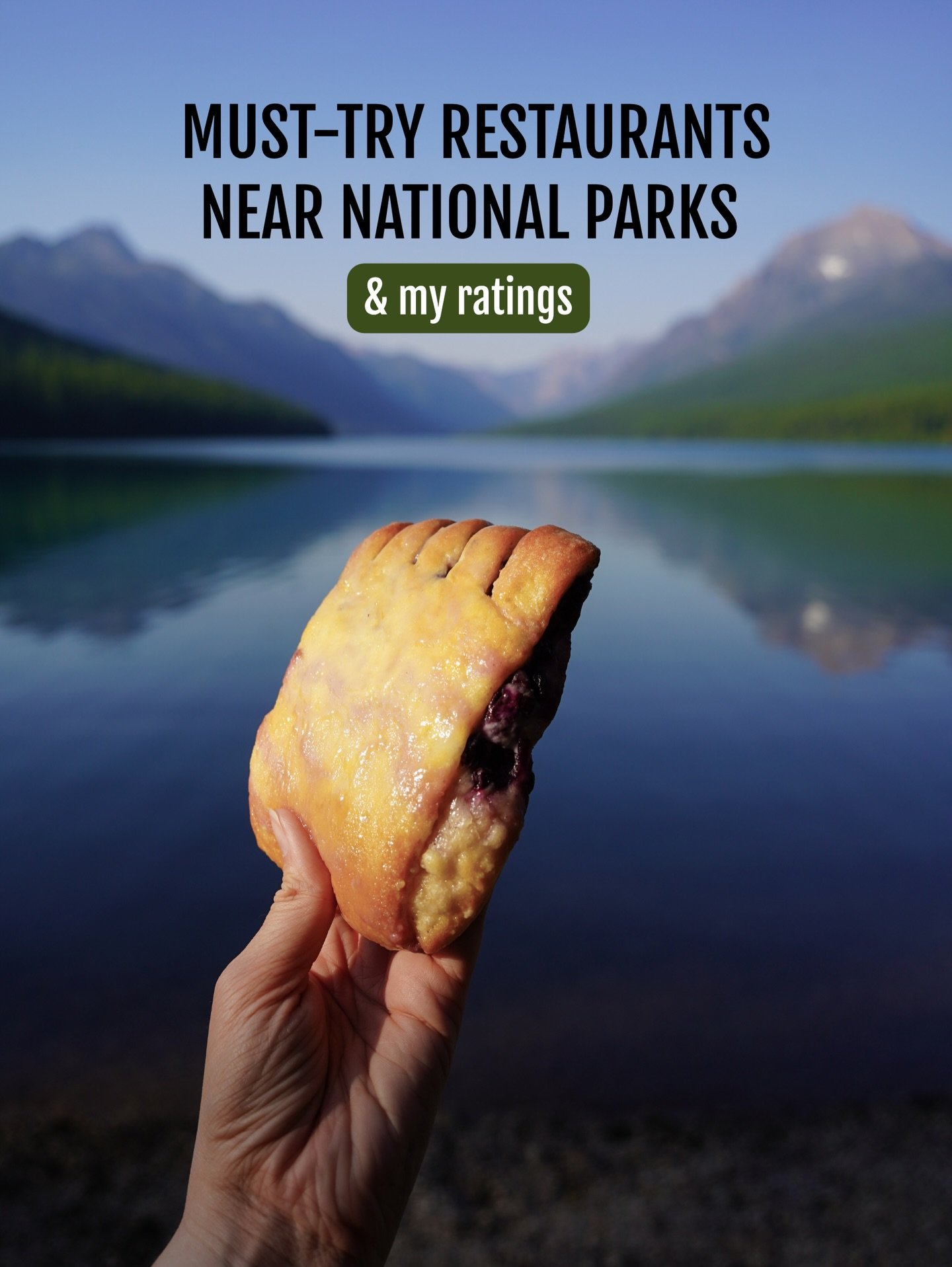 Most US national parks are NOT known for amazing food… but you can still find some great spots near many of the parks!