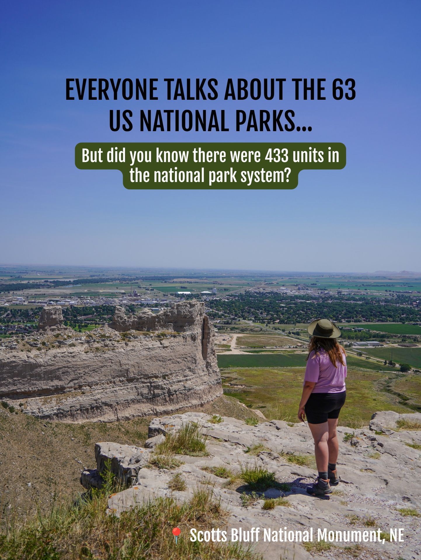I talk a lot about the 63 national parks, but did you know there are 433 national park sites? Here is a breakdown of the different types.