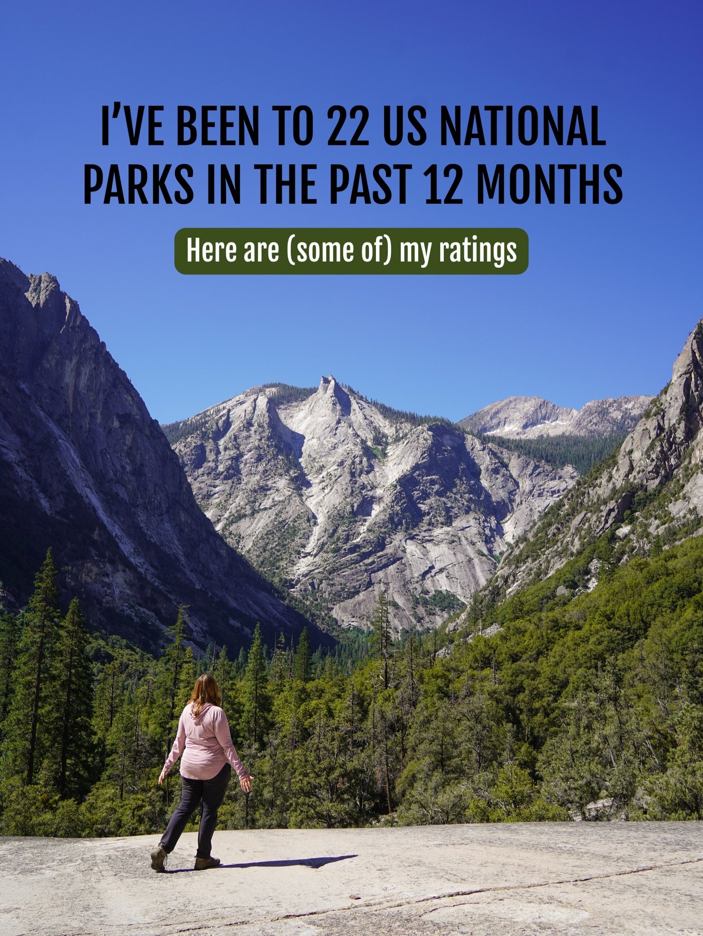 I’m SO grateful for the number of incredible national parks I’ve been to in the past year. I truly believe that every national park is special, and visiting them is a huge privilege and passion of mine. 