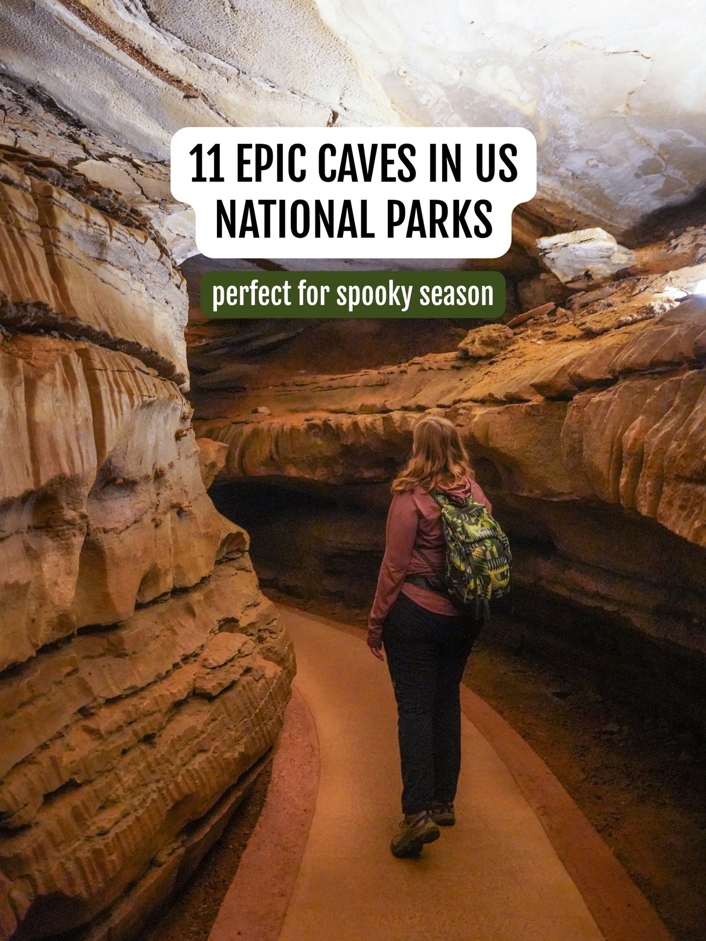 Something about exploring caves definitely puts me in the mood for Halloween. We are lucky to have a TON of very neat caves all over the US in our national parks. 