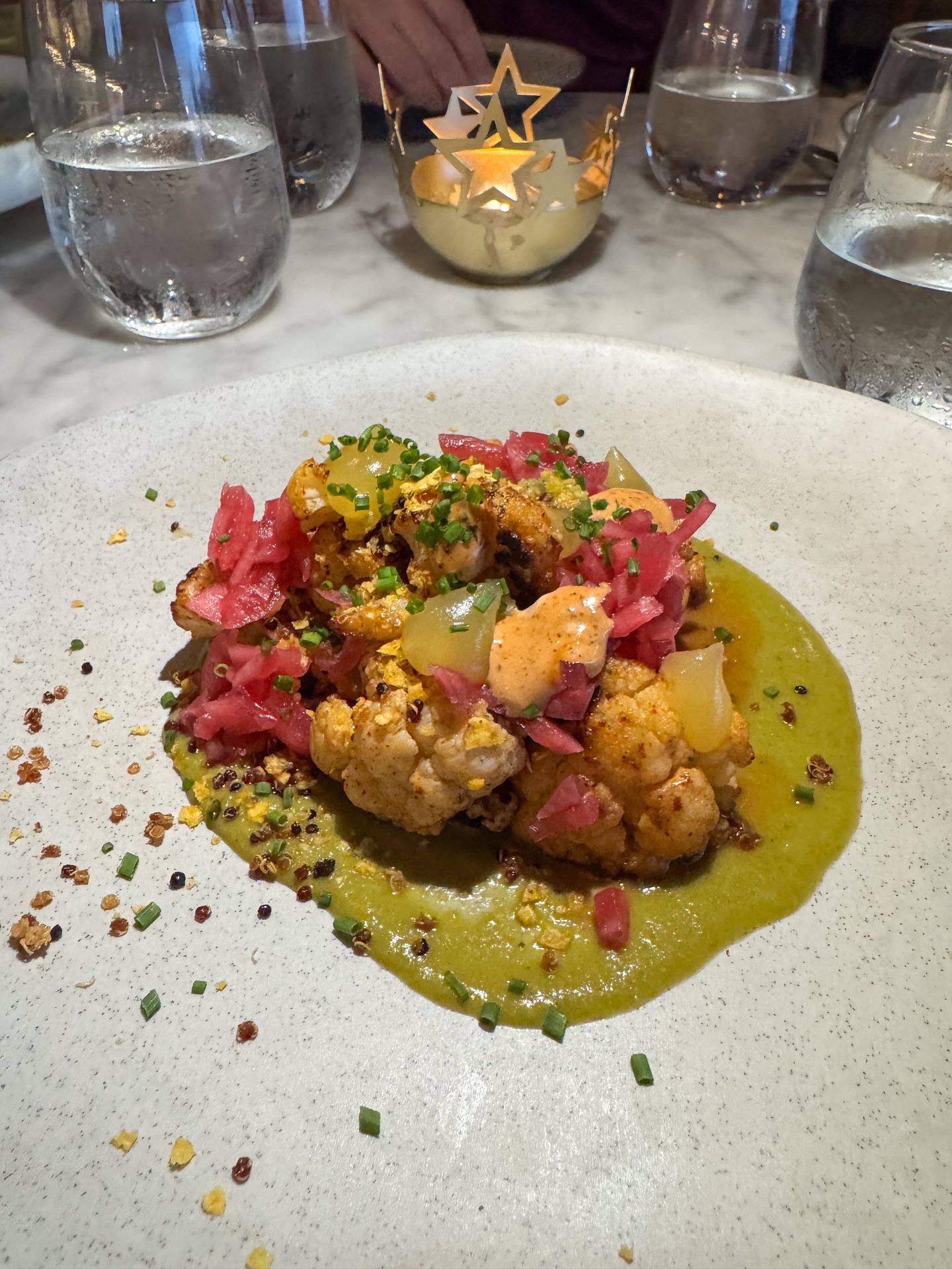 A cauliflower dish at Lima Bistro