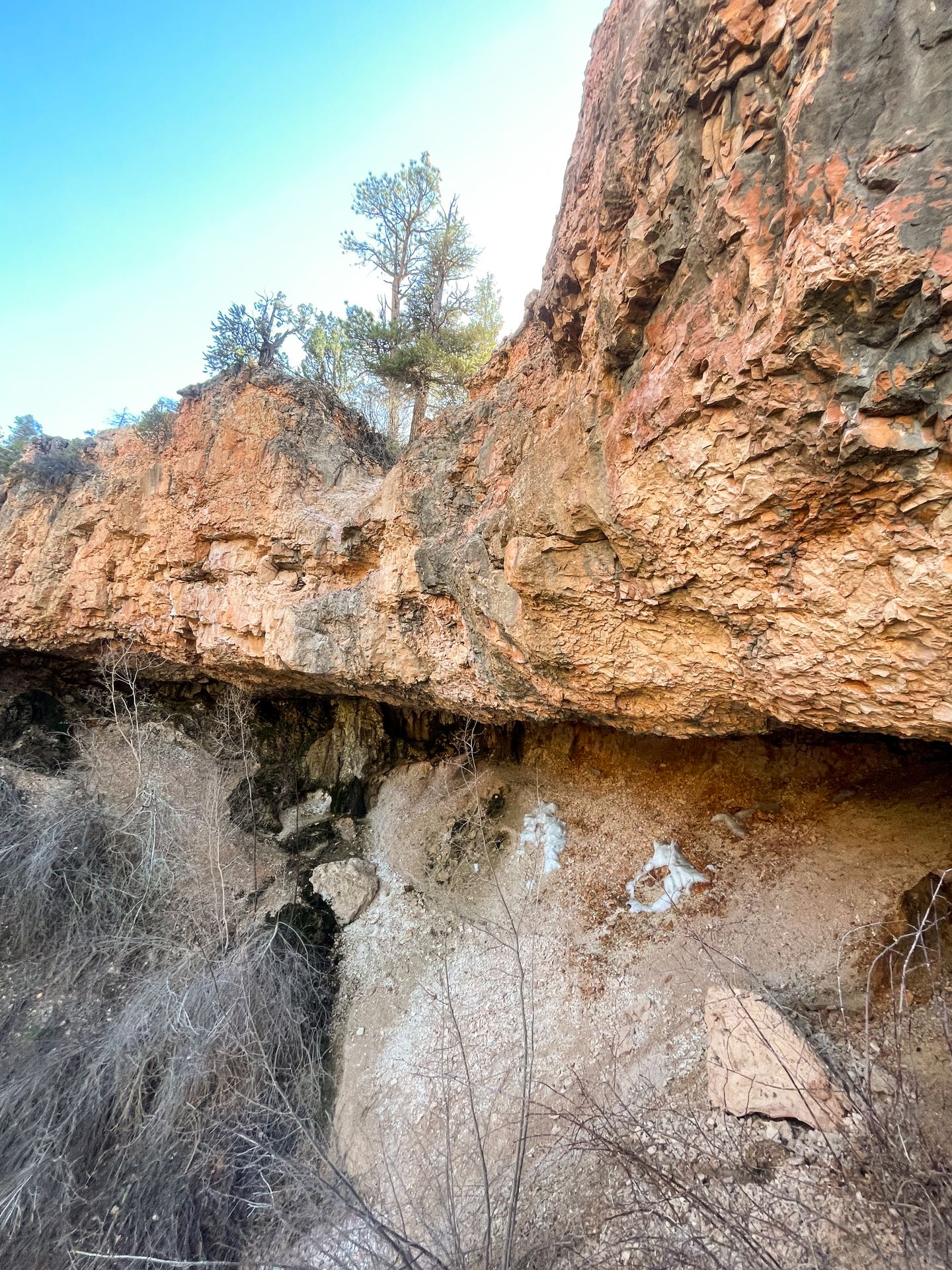 A view of the Mossy Cave on the Mossy Cave Trail in Bryce Canyon