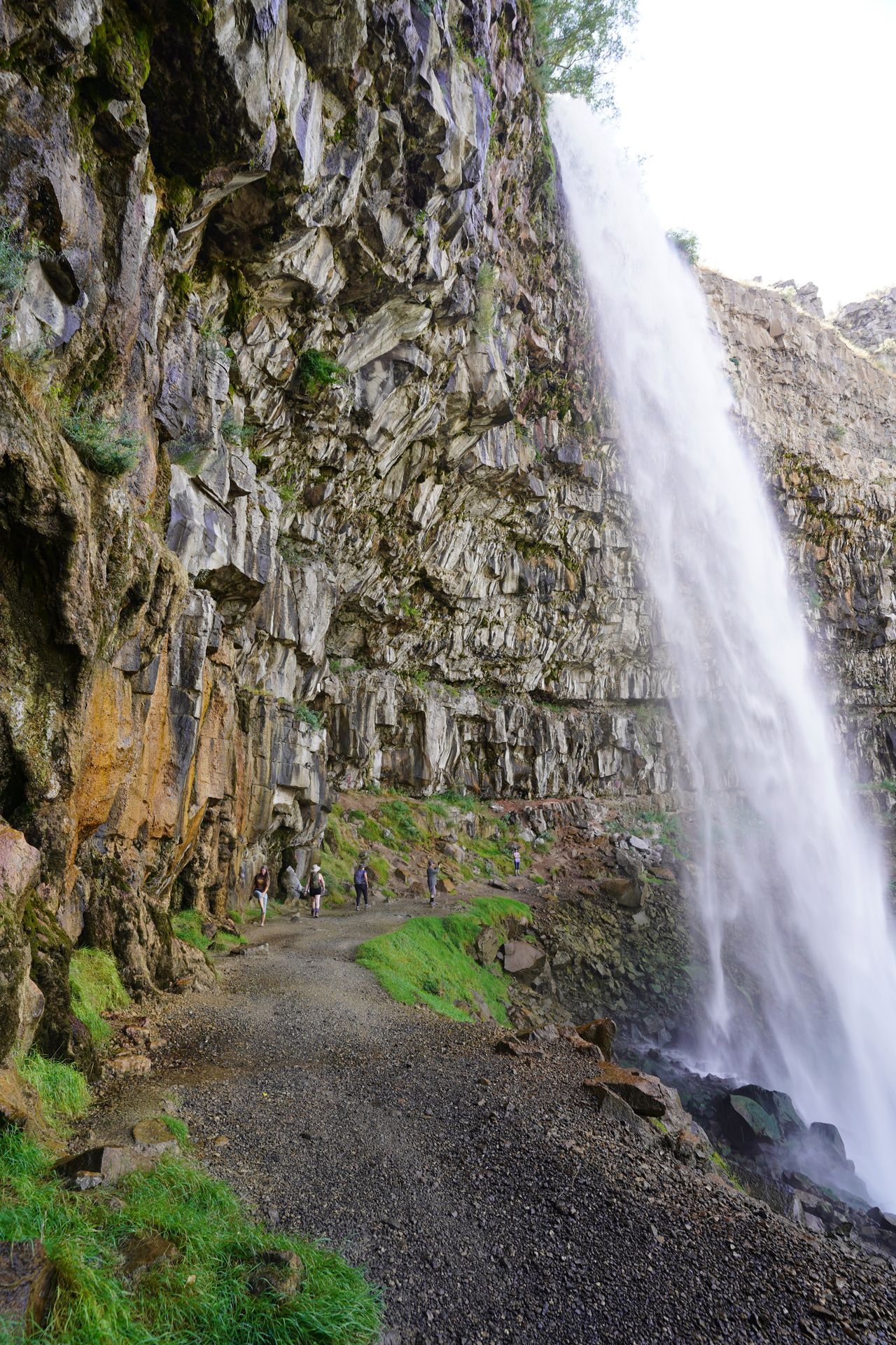 A look at the trail behind Perrine Coulee Falls.